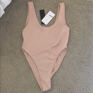 Nude High Leg Body Suit!